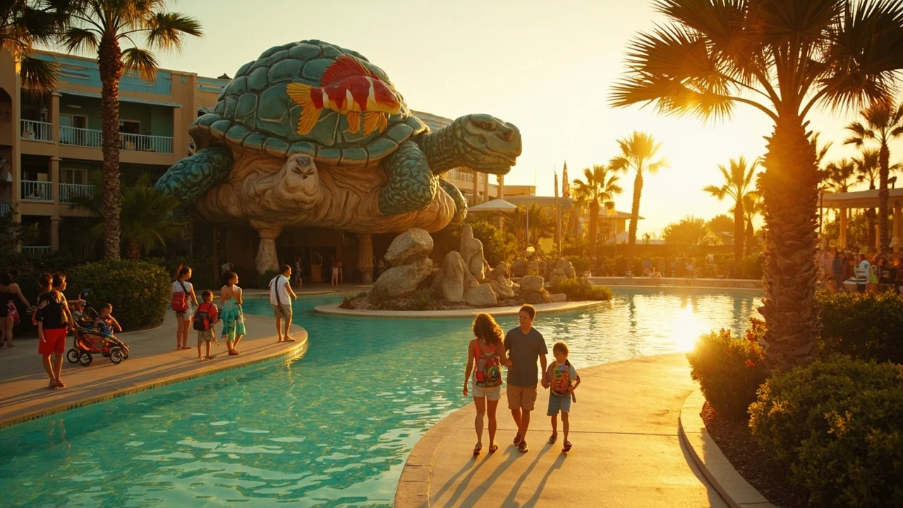 Themed family pool area at the art of animation resort