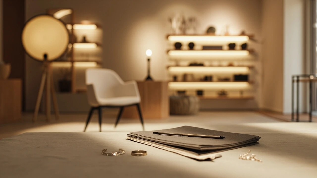 Interior view of the MoMA Design Store with curated design objects on display