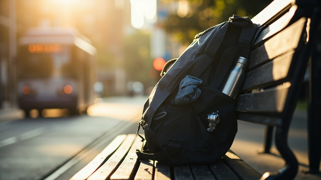 A peak design backpack in urban carry configuration