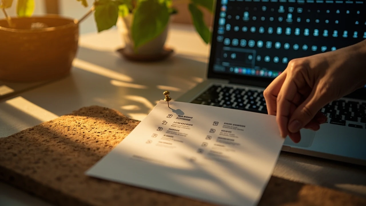 Website icon style guide checklist pinned to a design board
