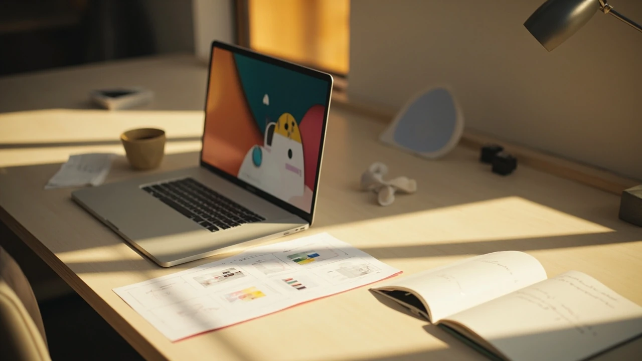 Design system audit checklist for small websites on a workspace screen