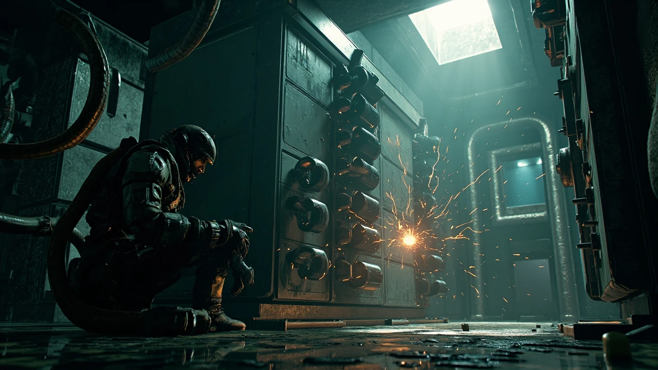 Switching the supply arc raiders: technician rerouting raid power conduits