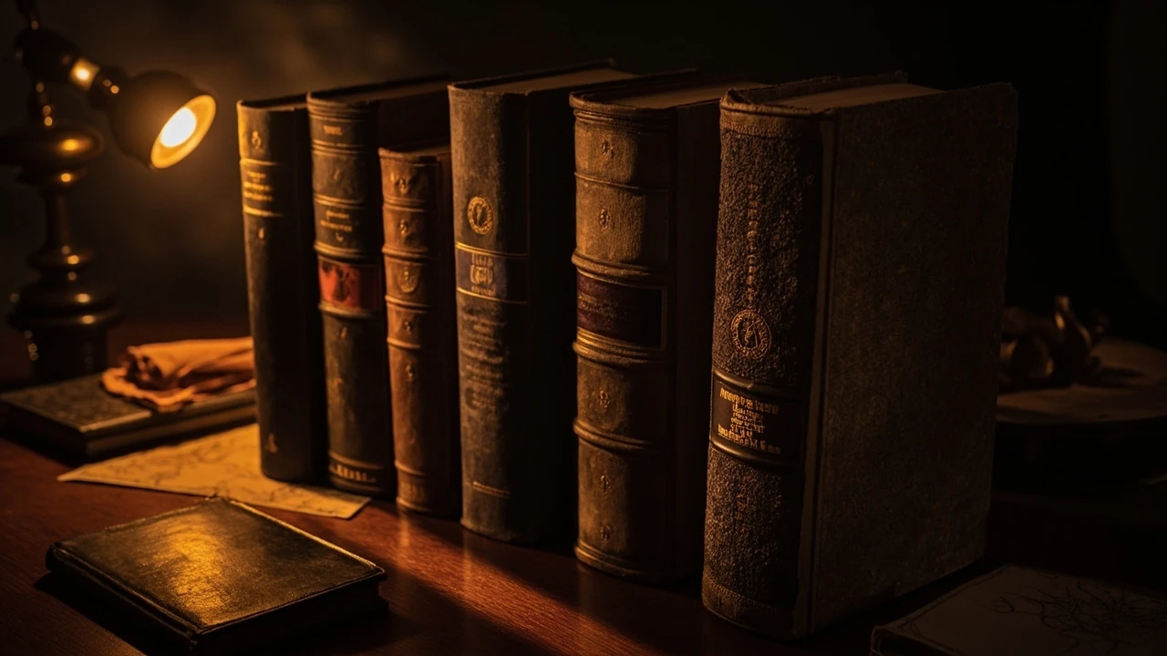 Stacked paperbacks and a hardcover showing the game of thrones books in order