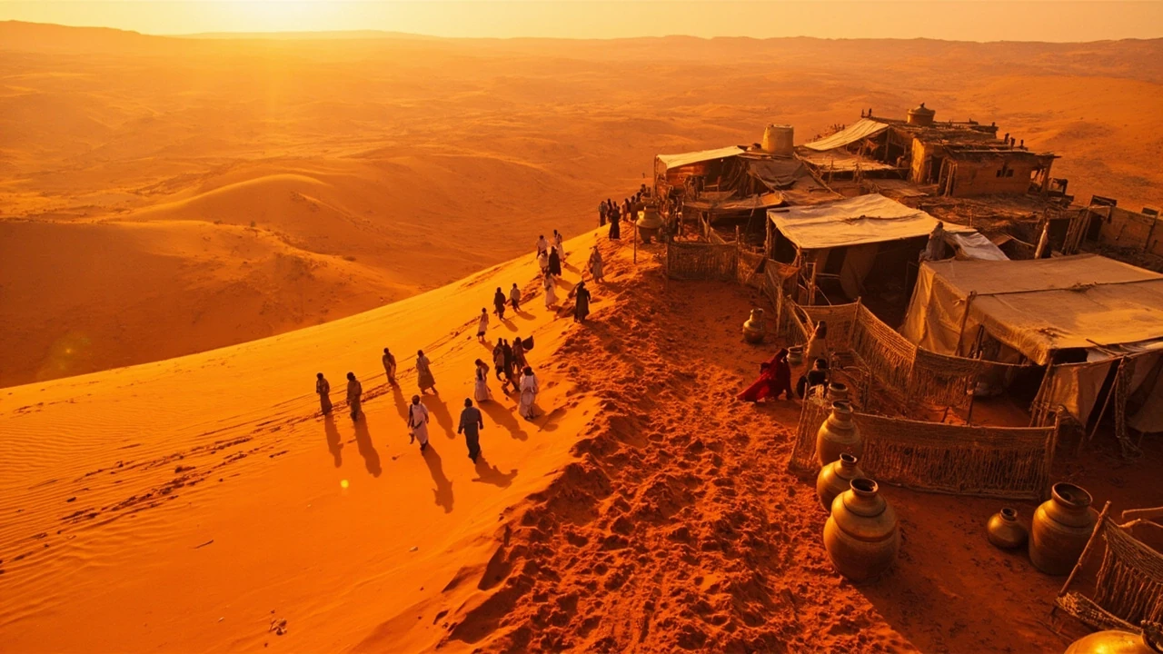 bustling hill crimson desert